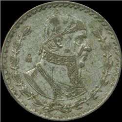 1962 Mexico Silver Peso XF (COI-013734)