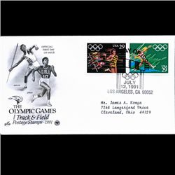 1991 US First Day Postal Cover Pair (STM-003615)