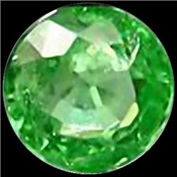 2Mm Vvs Round Cut Top Aaa Green Garnet Tanzania (GMR-000290)