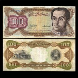 1981 Venezuela 100 Bolivares Hi Grade Note (CUR-005811)
