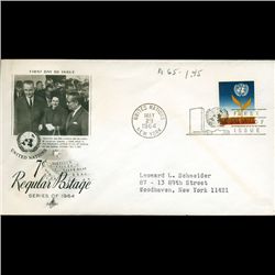 1964 UN First Day Postal Cover (STM-002557)