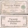 Image 1 : 1944 WW2 Guerrilla Rebel Philippines 20P Note Negros (CUR-007306)