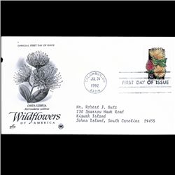 1992 US First Day Postal Cover (STM-003662)