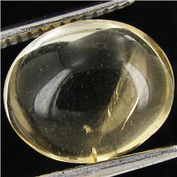 2.75ct Yellow Citrine Cabochon Oval (GEM-042553)