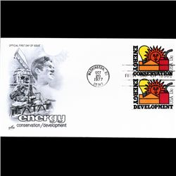 1977 US First Day Postal Cover Pair (STM-003152)