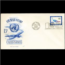 1963 UN First Day Postal Cover (STM-002438)