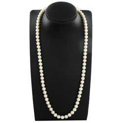 Saltwater White Matched Pearl Necklace 10mm (JEW-003780)