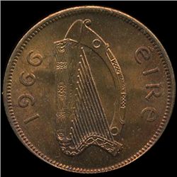 1966 Ireland 1/2p MS64+ (COI-010165)