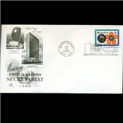 1968 UN First Day Postal Cover (STM-002732)