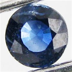 0.3ct Blue Natural Sapphire Round (GEM-049889)