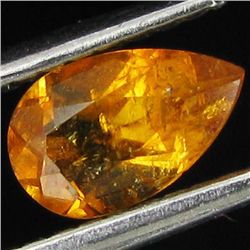 0.55ct Mandarin Fire Orange Clinohumite Pear (GEM-044013)