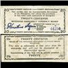 Image 1 : 1944 WW2 Guerrilla Rebel Philippines 20c Note Mindanao (CUR-007175)
