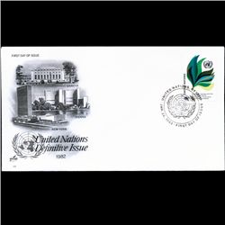 1982 UN First Day Postal Cover (STM-003824)