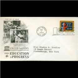 1964 UN First Day Postal Cover (STM-002536)