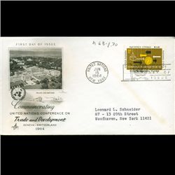 1964 UN First Day Postal Cover (STM-002459)