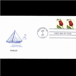 1991 US First Day Postal Cover Pair (STM-003617)