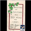 Image 2 : 1944 US Used W/ Xmas Seal Postal Card (STM-002111)