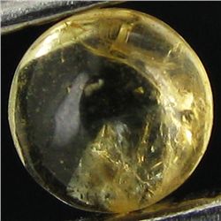 0.35ct Yellow Citrine Cabochon Round (GEM-042566)