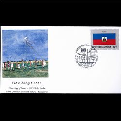 1987 UN First Day Postal Cover (STM-003563)