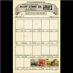 French Colonies Vintage Stamp Approval Card (STM-001727)