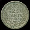 Image 2 : 1941 Netherlands 25c Silver (COI-013526)