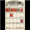 Image 1 : French Colonies Vintage Stamp Approval Card (STM-001704)