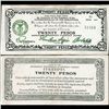 Image 1 : 1944 WW2 Guerrilla Rebel Philippines 20P Note Mindinao (CUR-007299)