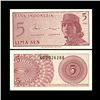 Image 1 : 1964 Indonesia 5 Sen Note Crisp Unc (CUR-006756)