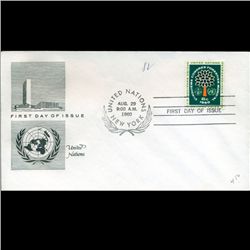 1960 UN First Day Postal Cover (STM-002316)