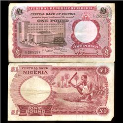 1967 Nigeria 1 Pound Note Hi Grade (CUR-003816)
