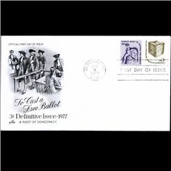 1977 US First Day Postal Cover Pair (STM-003191)