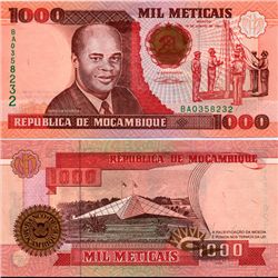 1991 Mozambique 1000 Metacais Note Crisp Unc (CUR-007106)