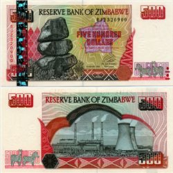 2001 Zimbabwe $10 Note Crisp Unc (CUR-007133)