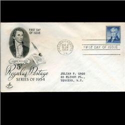 1954 US First Day Postal Cover (STM-002181)