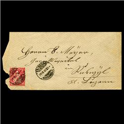 1881 Switzerland 10c Stamp Cover SCARCE (STM-001989)