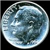 Image 1 : 1964 FDR Silver 10c M64 Full Bands (COI-011905)