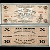 Image 1 : 1941 WW2 Guerrilla Rebel Philippines 10P Note Iloilo (CUR-007289)