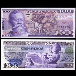 1978 Mexico 100 Peso Note Crisp Unc (CUR-006514)