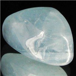 22.25ct Strong Blue Freeform Aquamarine Cabochon (GEM-033749)