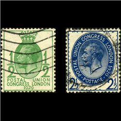 1929 Britain George VI 1/2p & 2.5p Stamp Set (STM-000821)