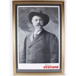 Buffalo Bill Cody Stetson Advertiser Poster