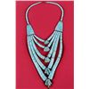 Image 1 : Large Beautiful Native American Turquoise Necklace