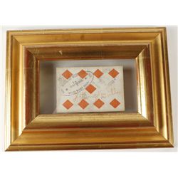 Buffalo Bills Wild West Show Souvenir Playing Card