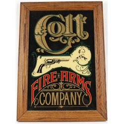 Framed Colt Advertiser Mirror