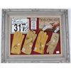 Image 1 : Lot of 4 "Rodeo Riders" Framed Gloves