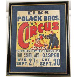 Polack Brothers Original Circus Poster