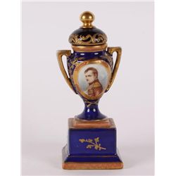 Serves Style Miniature Porcelain Lidded Urn