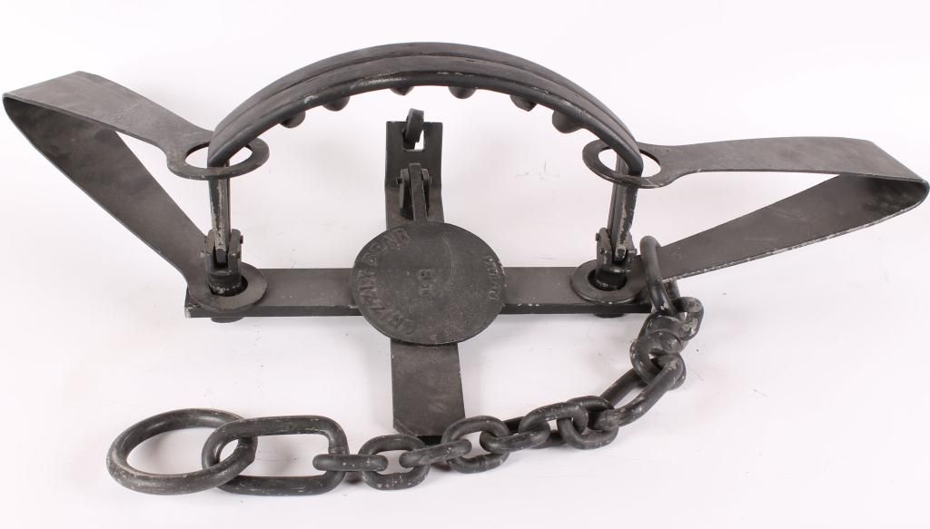 Large Black #6 Grizzly Bear Trap