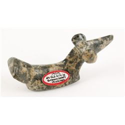 Speckled Granite Popeyed Bird Stone