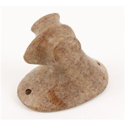 Brown Granite Bust Popeyed Bird Stone